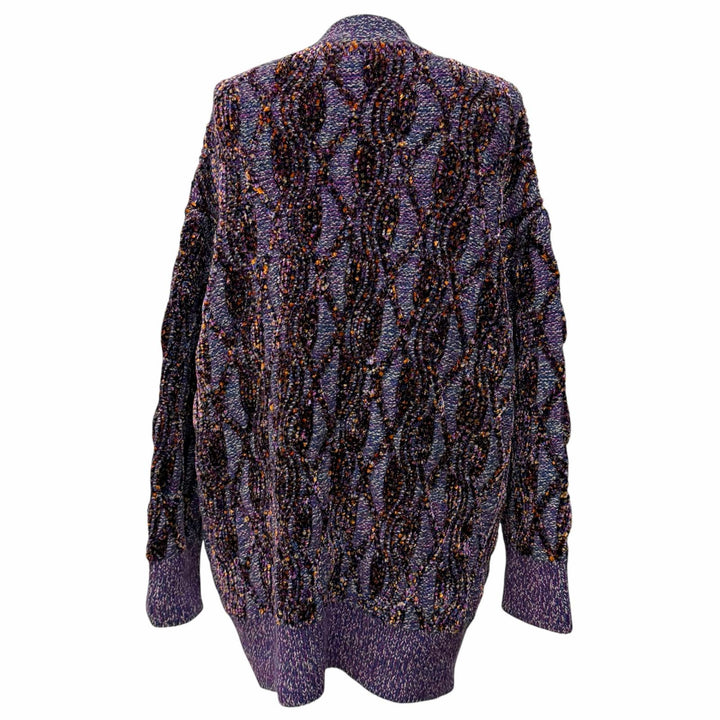 Excellent CHANEL cardigan Purple Viscose Women 38 P73870