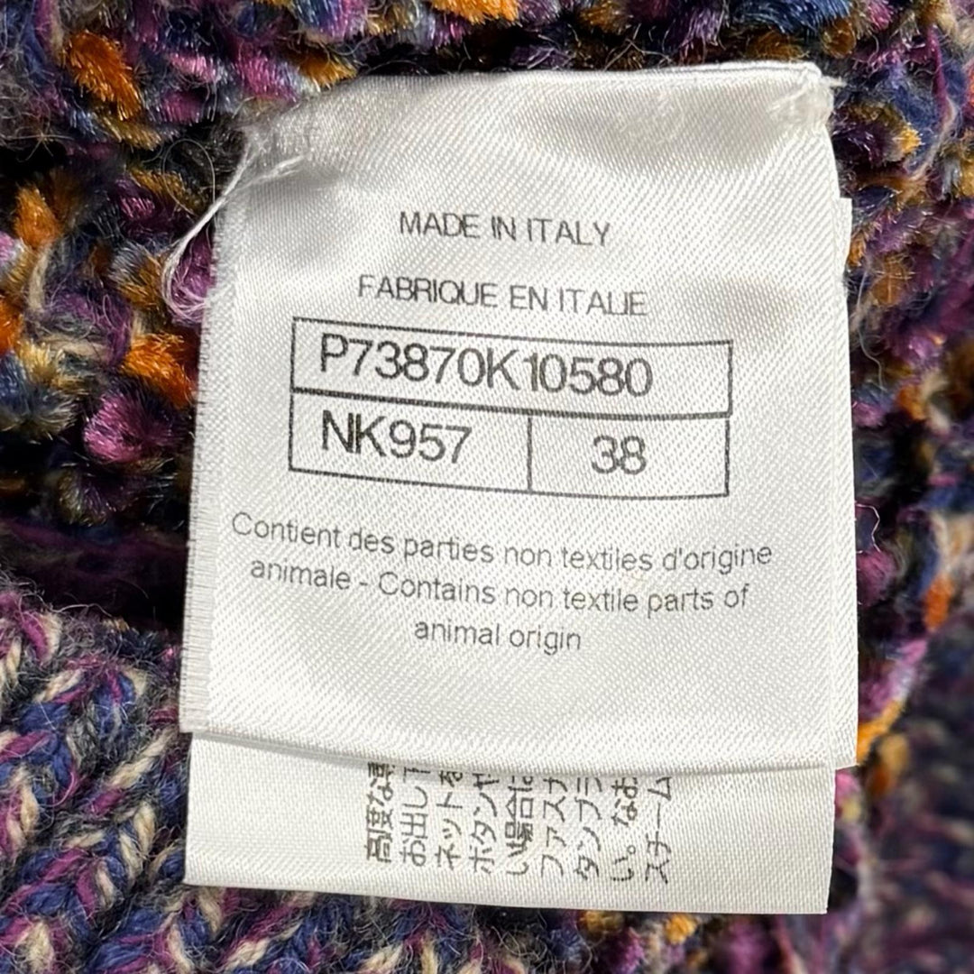 Excellent CHANEL cardigan Purple Viscose Women 38 P73870
