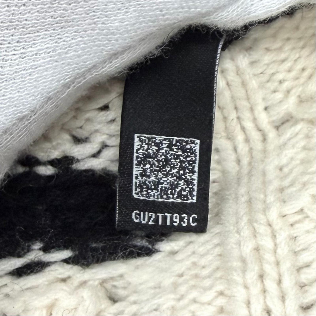 Excellent CHANEL sweater off white cashmere Women 42 P74123