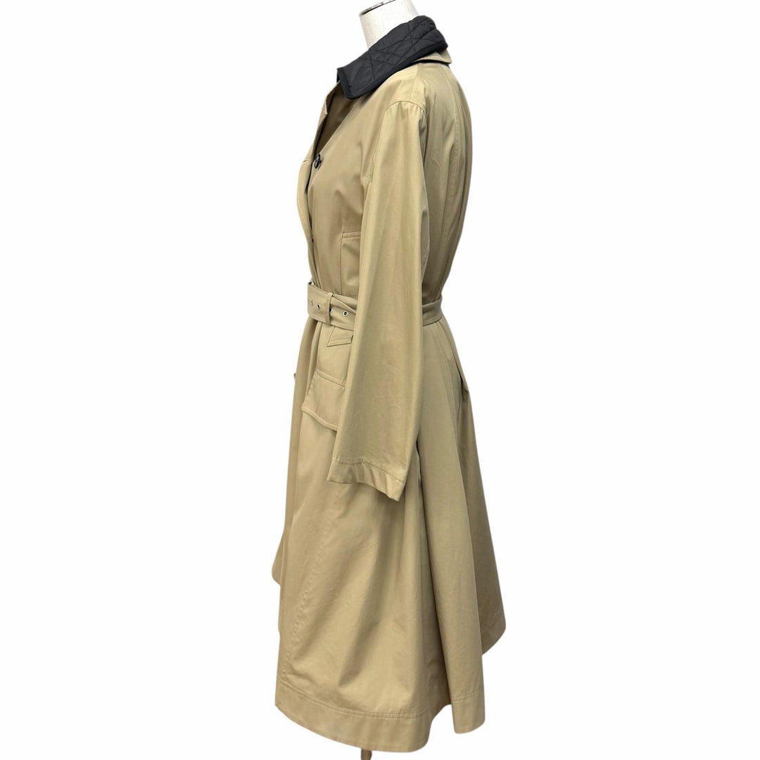 Excellent Christian Dior trench coat beige cotton Women 44 351M62A3332