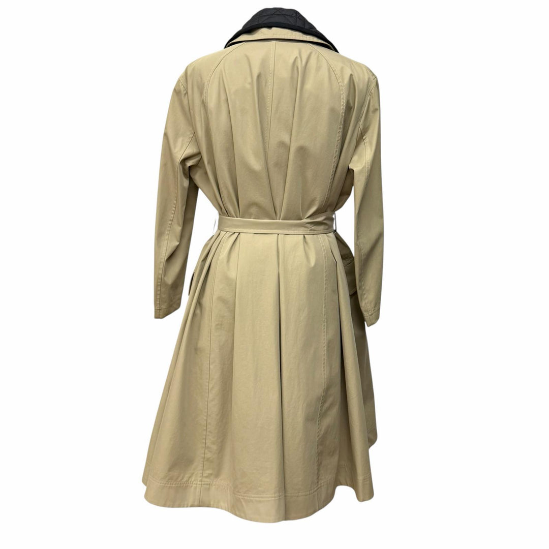Excellent Christian Dior trench coat beige cotton Women 44 351M62A3332