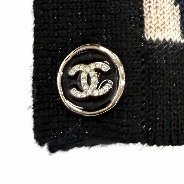 Excellent CHANEL knit Multi cashmere Women 36 21A P71031