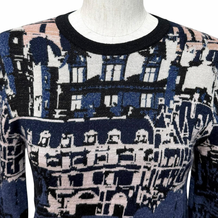 Excellent CHANEL knit Multi cashmere Women 36 21A P71031