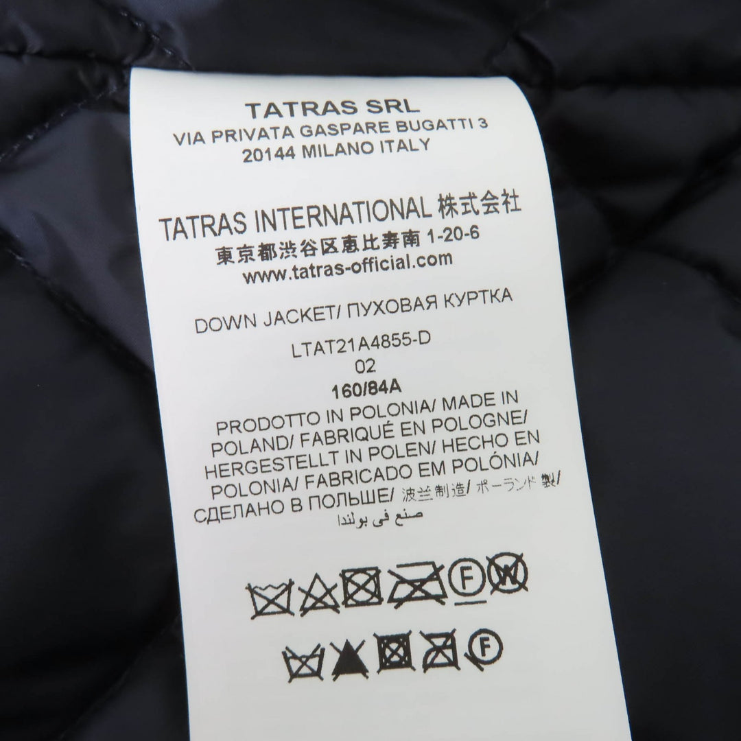 Great TATRAS Down jacket LEMPIC Hooded ZIP UP Navy Nylon Women LTAT21A4855