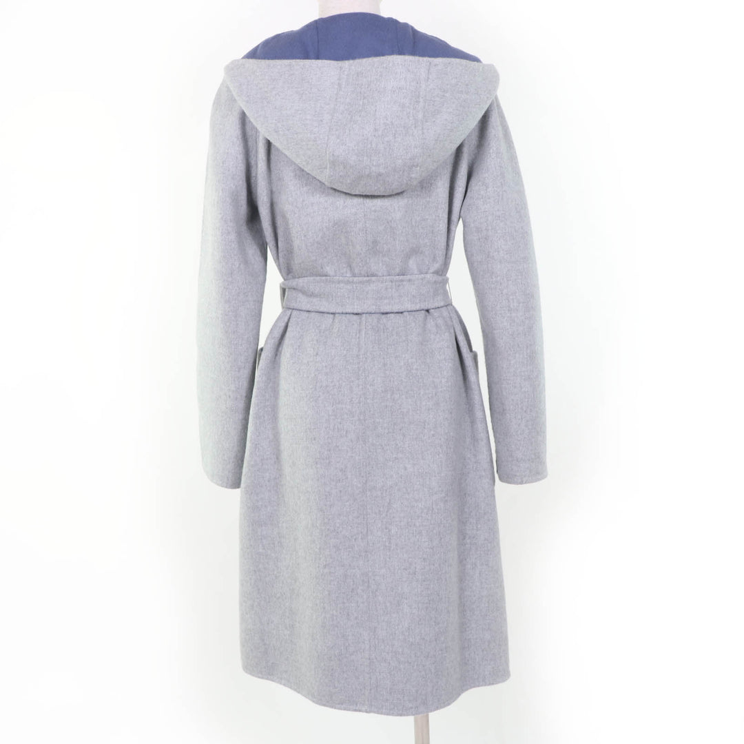 Excellent Max Mara coat CUCITO A MANO White tag, reversible, gray 40 10110151