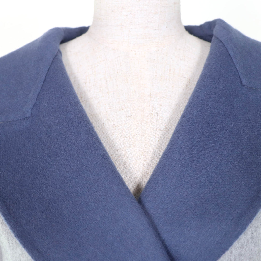 Excellent Max Mara coat CUCITO A MANO White tag, reversible, gray 40 10110151