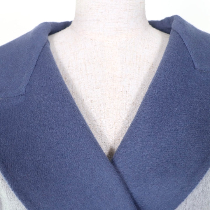 Excellent Max Mara coat CUCITO A MANO White tag, reversible, gray 40 10110151