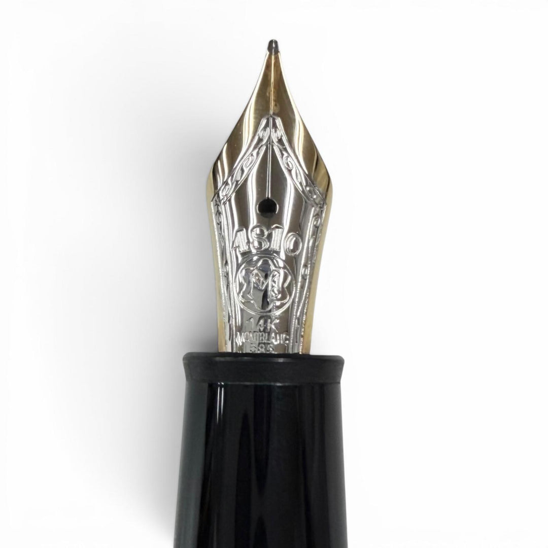 Great MONTBLANC fountain pen Meisterstück 145 Classic Platinum Line