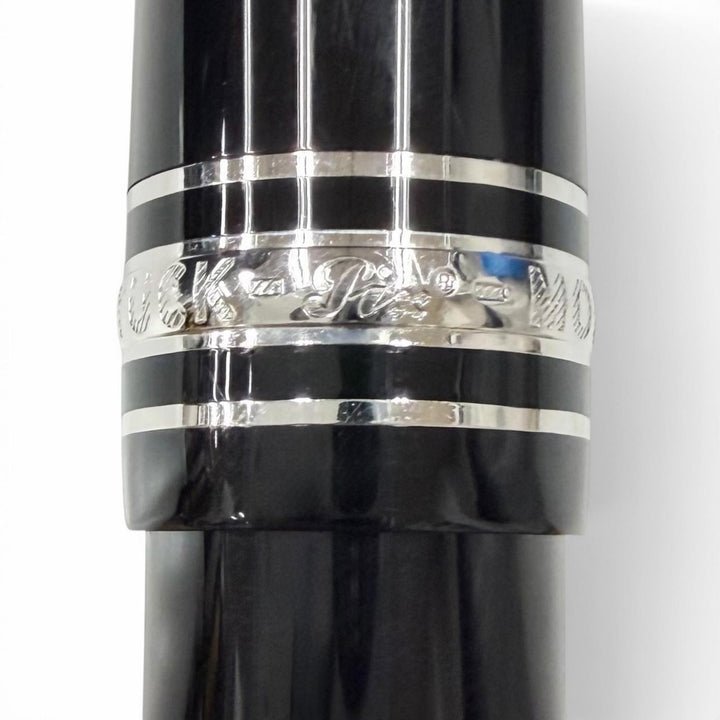 Great MONTBLANC fountain pen Meisterstück 145 Classic Platinum Line