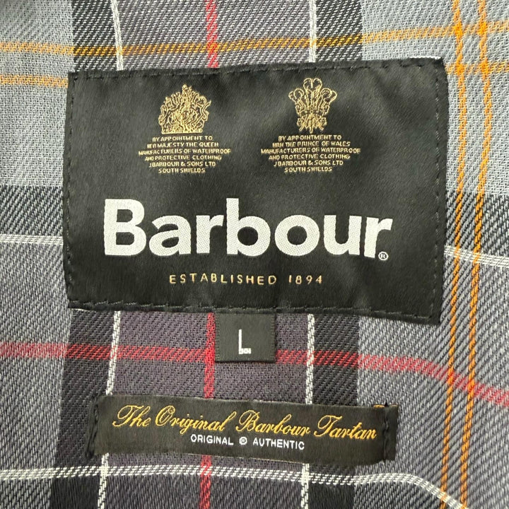 Excellent Barbour Jacket SPEY WAX JACKET Oiled corduroy collar black