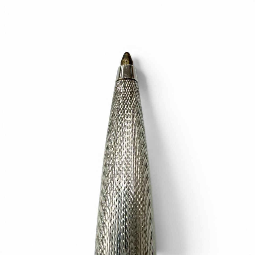 Great MONTBLANC Ballpoint pen Solitaire Burley Twist type Silver SV925 mens