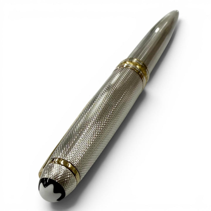 Great MONTBLANC Ballpoint pen Solitaire Burley Twist type Silver SV925 mens