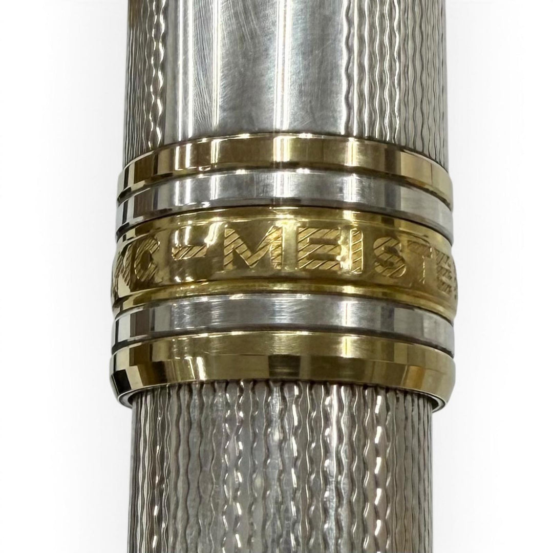 Great MONTBLANC Ballpoint pen Solitaire Burley Twist type Silver SV925 mens