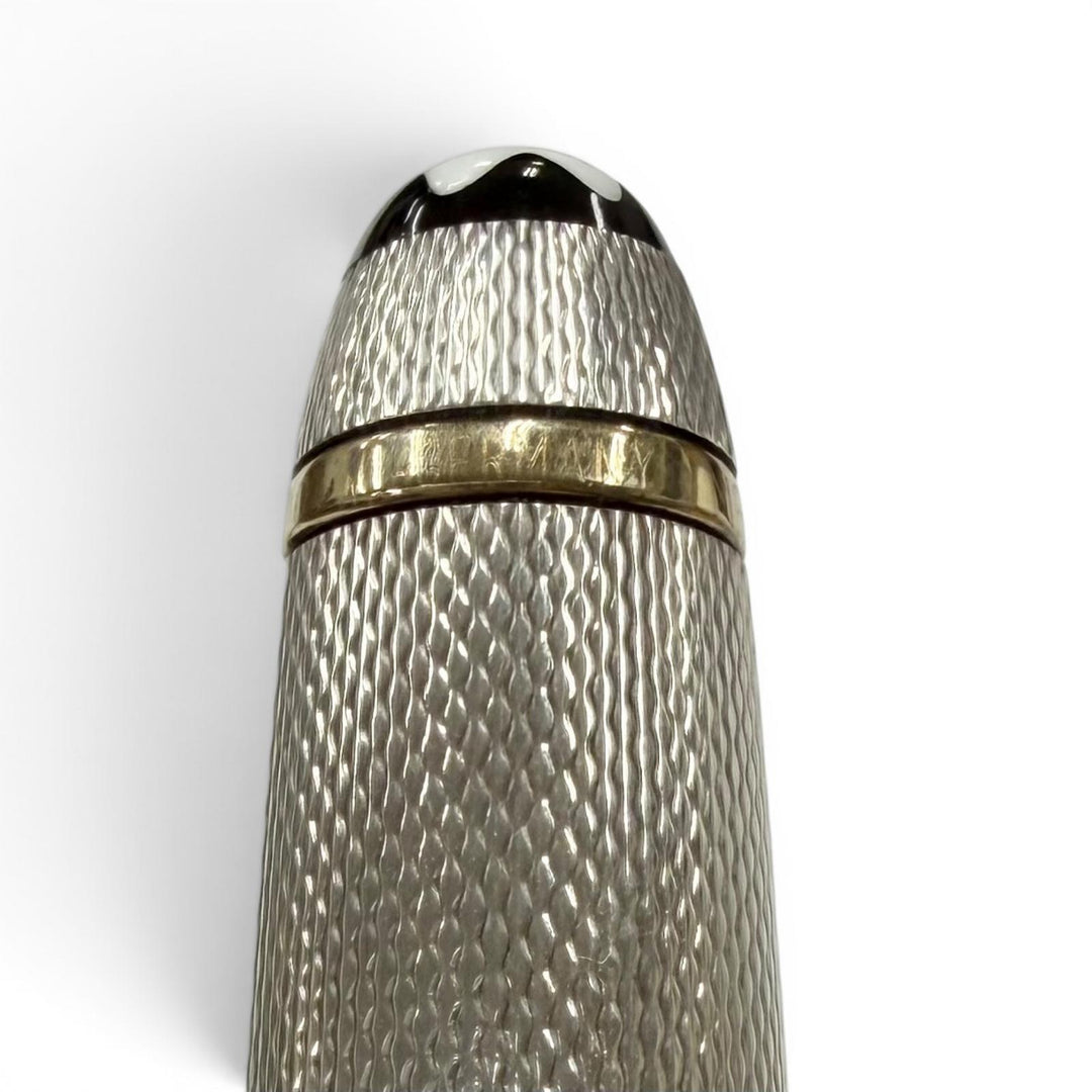 Great MONTBLANC Ballpoint pen Solitaire Burley Twist type Silver SV925 mens