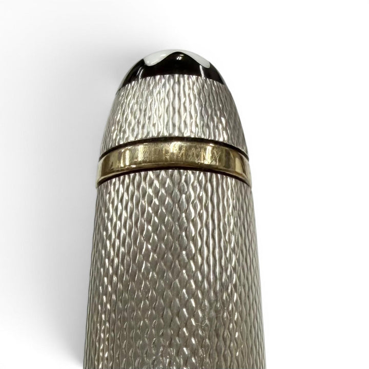 Great MONTBLANC Ballpoint pen Solitaire Burley Twist type Silver SV925 mens