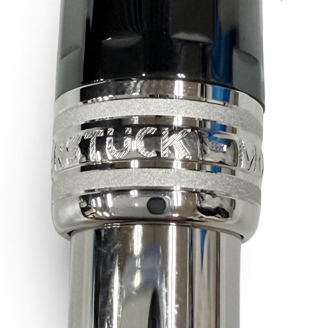 Pristine MONTBLANC fountain pen Meisterstück Solitaire Ceramic Black Prisma
