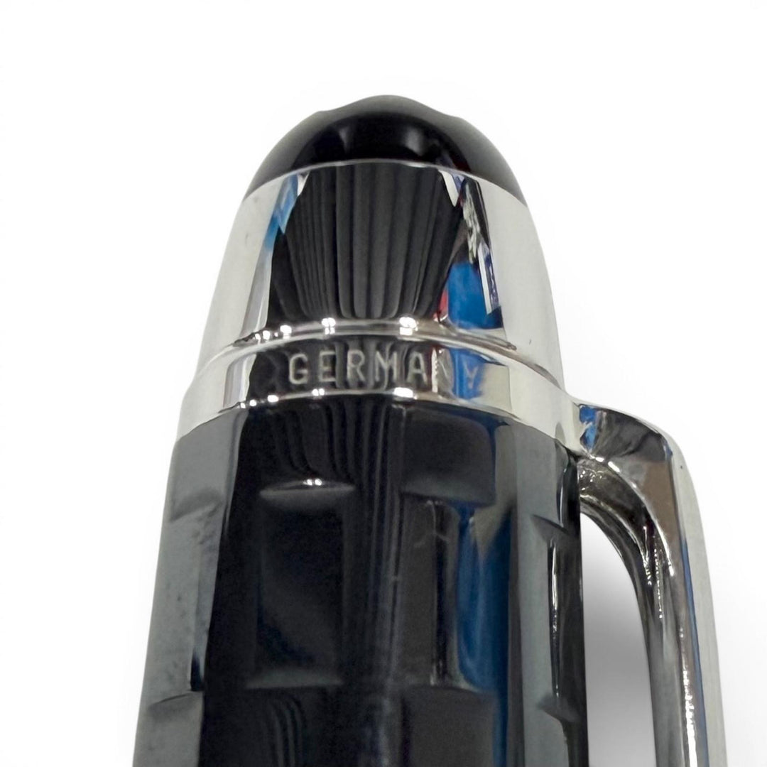 Pristine MONTBLANC fountain pen Meisterstück Solitaire Ceramic Black Prisma