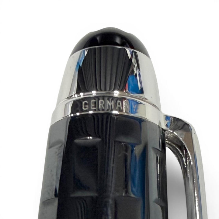 Pristine MONTBLANC fountain pen Meisterstück Solitaire Ceramic Black Prisma