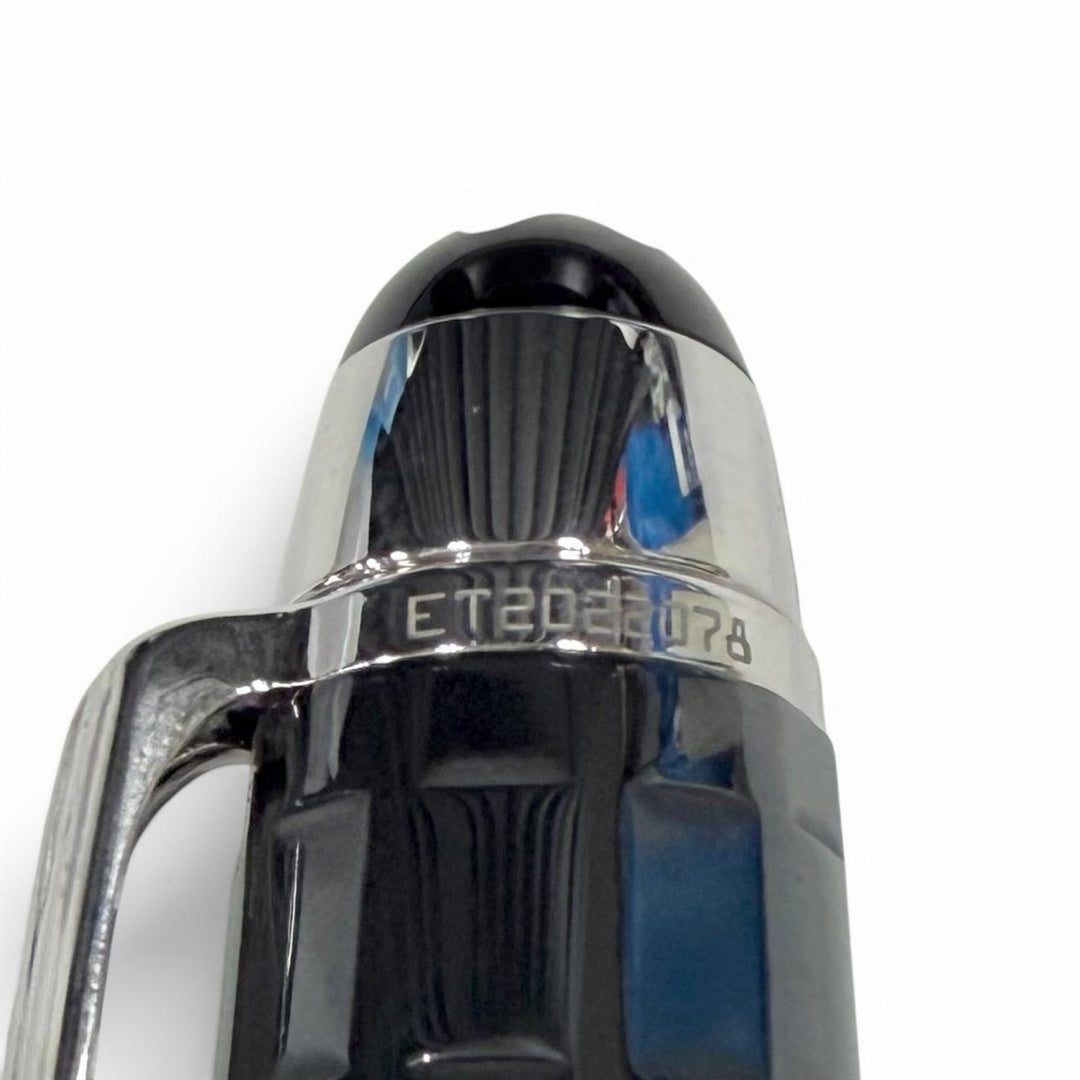 Pristine MONTBLANC fountain pen Meisterstück Solitaire Ceramic Black Prisma