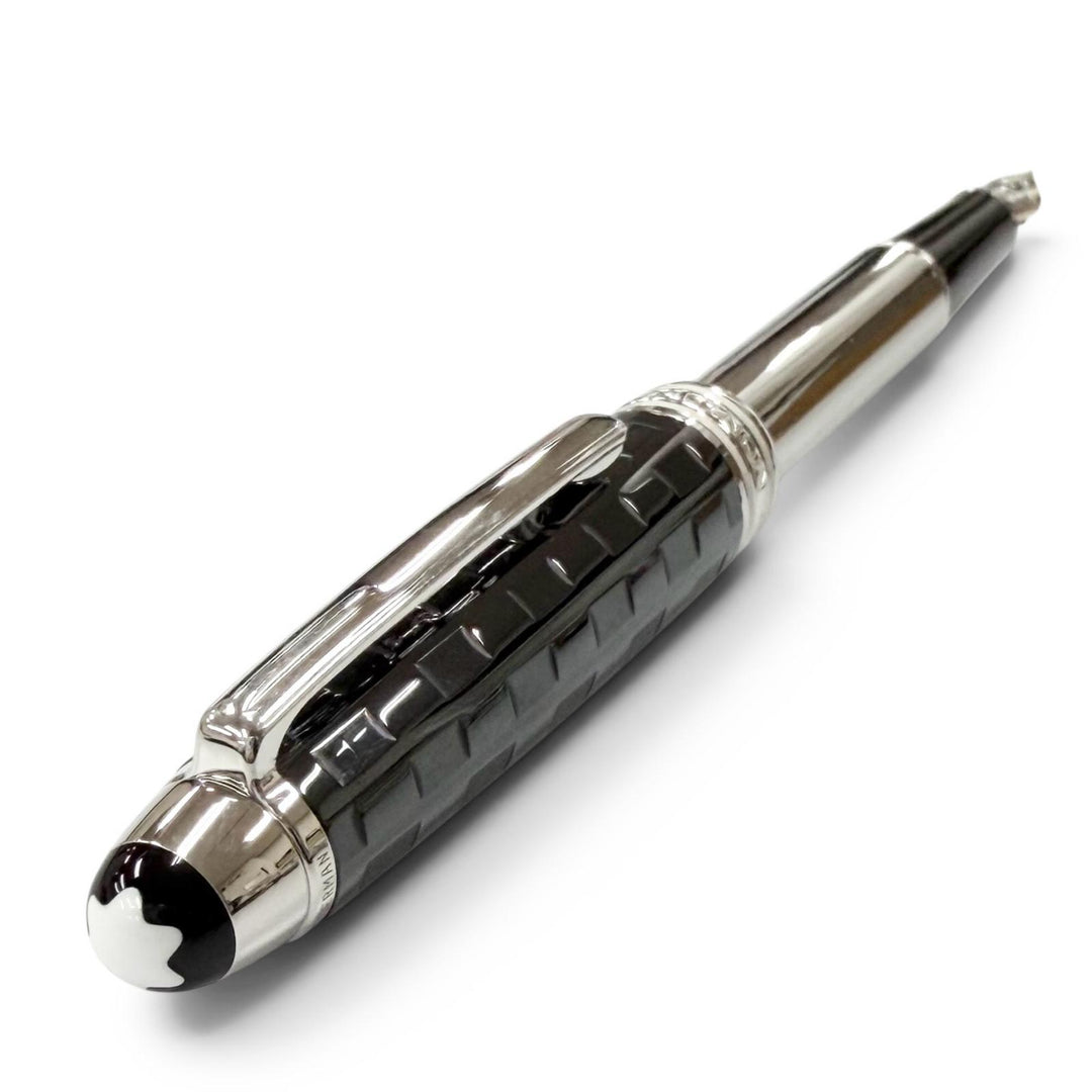 Pristine MONTBLANC fountain pen Meisterstück Solitaire Ceramic Black Prisma