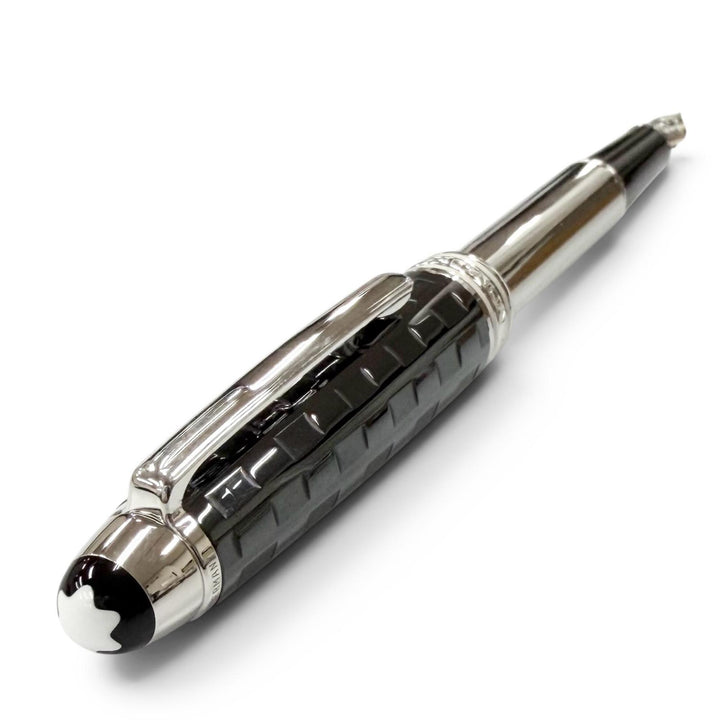 Pristine MONTBLANC fountain pen Meisterstück Solitaire Ceramic Black Prisma