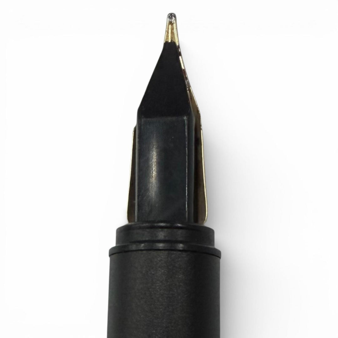 Great Dunhill fountain pen Barley pattern, cap type Silver 14K mens
