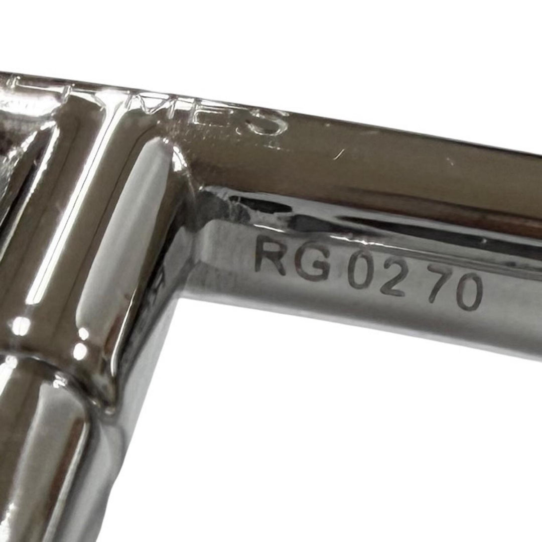 Excellent HERMES key ring Logo-emblazoned Chaine d'Ancre bag charm Silver