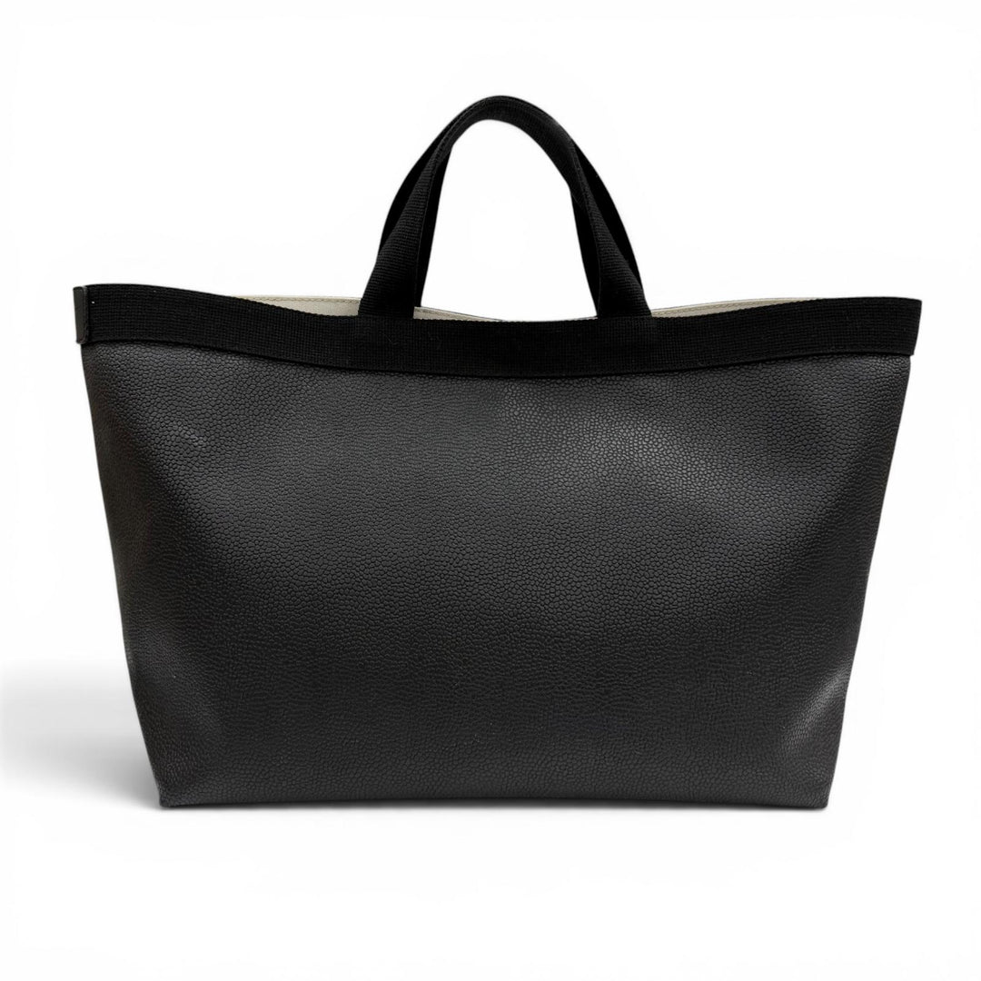 Very Good Herve Chapelier Tote Bag Leather patch Coated canvas 705Gold Plated