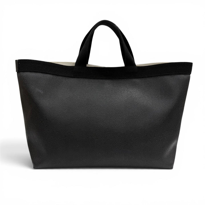 Very Good Herve Chapelier Tote Bag Leather patch Coated canvas 705Gold Plated