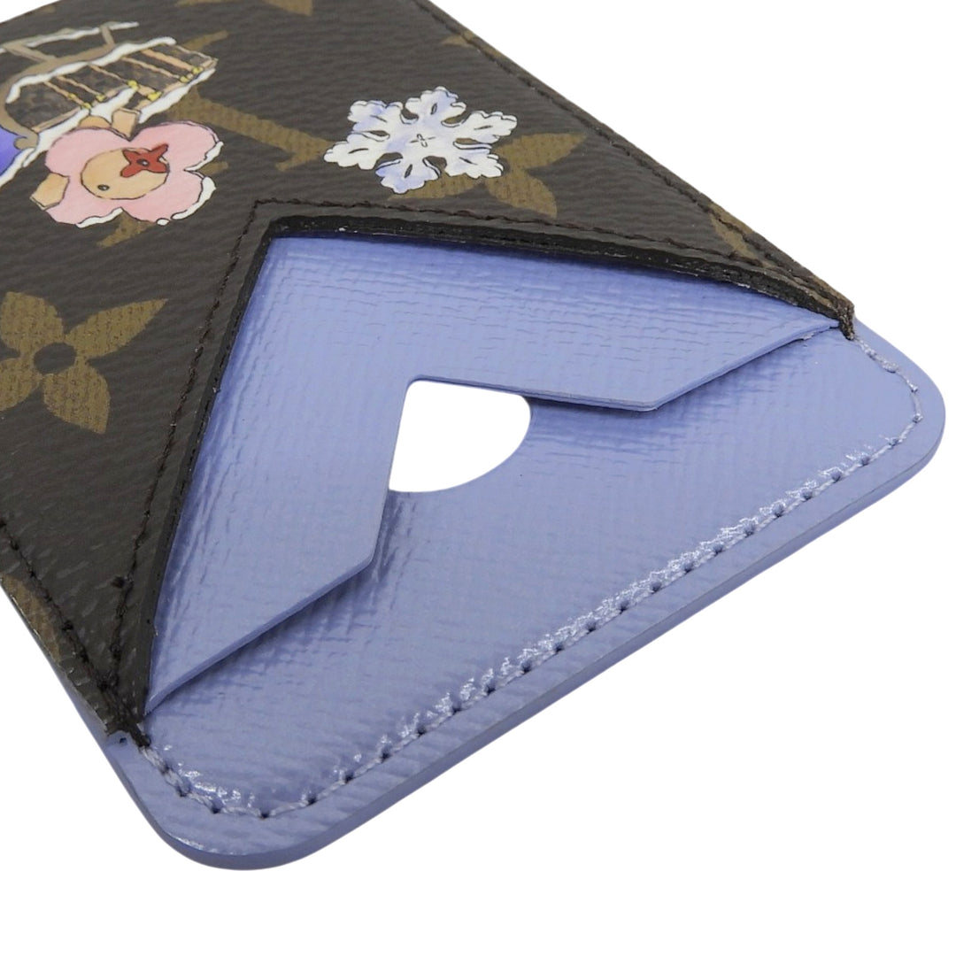 Pristine LOUIS VUITTON Pass case Porto Carte Magnet Brown Monogram canvas M26475