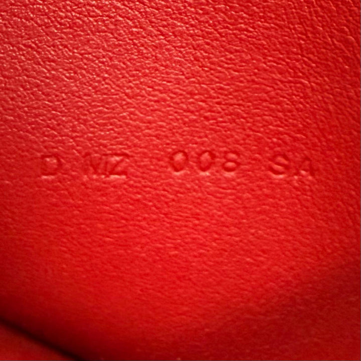 Excellent HERMES Pouch boyfriend pocket Round Zip Mini Pouch pink Vaux Swift