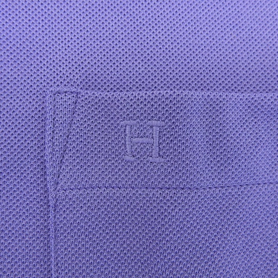 Pristine HERMES Short sleeve T-shirt Purple cotton mens M