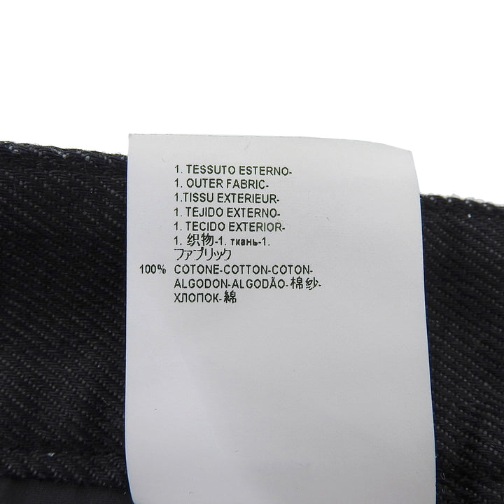 Discounted Excellent VERSACE Denim pants Medusa Button Logo Metal Black Denim mens 31