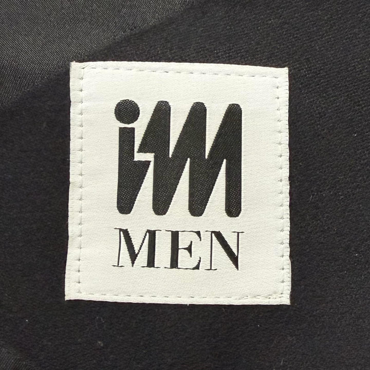 Excellent IM MEN coat KITE Issey Miyake Hooded Double-Breasted Design black