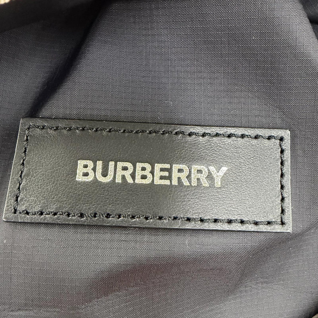 Excellent BURBERRY Daypack Nova Check Logo Backpack Sling Bag beige 8013921