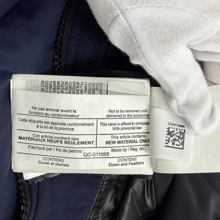 Great CANADA GOOSE down coat ALLISTON Navy Nylon Women M 5077LA