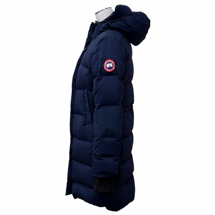 Great CANADA GOOSE down coat ALLISTON Navy Nylon Women M 5077LA