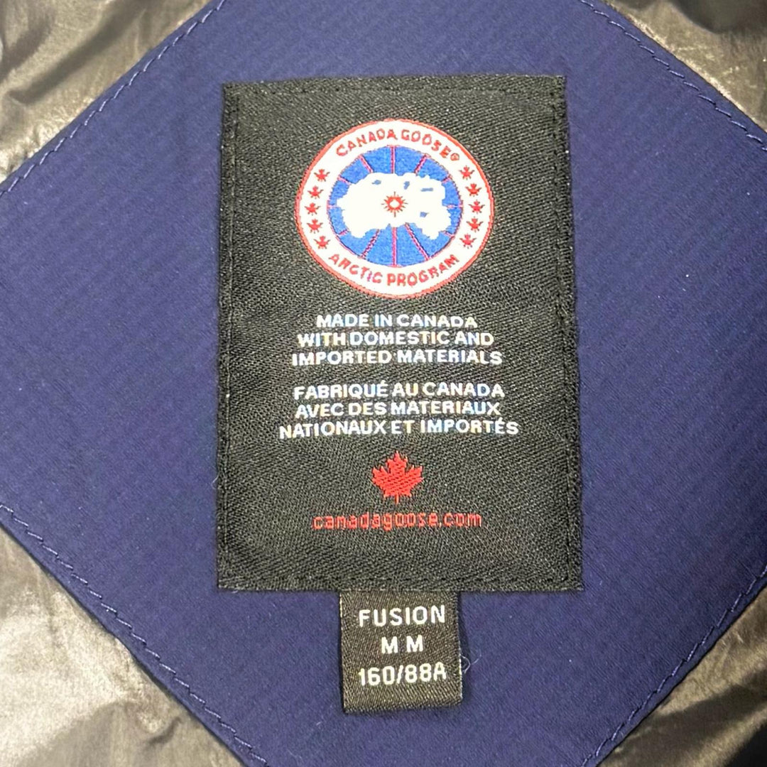 Great CANADA GOOSE down coat ALLISTON Navy Nylon Women M 5077LA