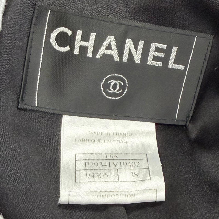 Excellent CHANEL Duffel coat COCO Mark toggle button black 38 P29341V19402 06A