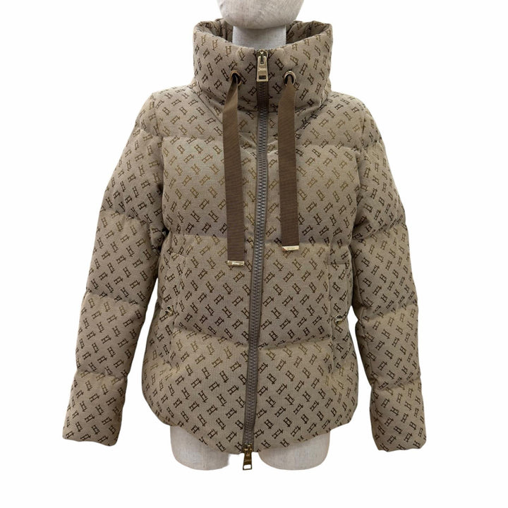 Excellent Herno Down jacket MONOGRAM JACKET Brown polyester Women 40 PI001972D
