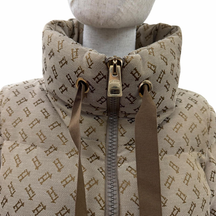 Excellent Herno Down jacket MONOGRAM JACKET Brown polyester Women 40 PI001972D