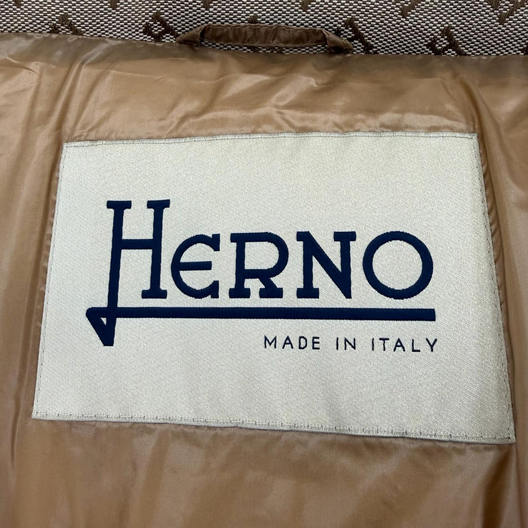 Excellent Herno Down jacket MONOGRAM JACKET Brown polyester Women 40 PI001972D