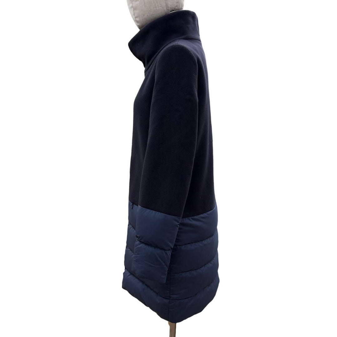 Great Herno down coat With logo gray wool Women 40 PI0387D