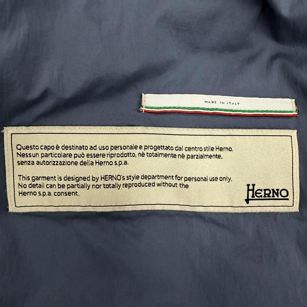 Great Herno down coat With logo gray wool Women 40 PI0387D
