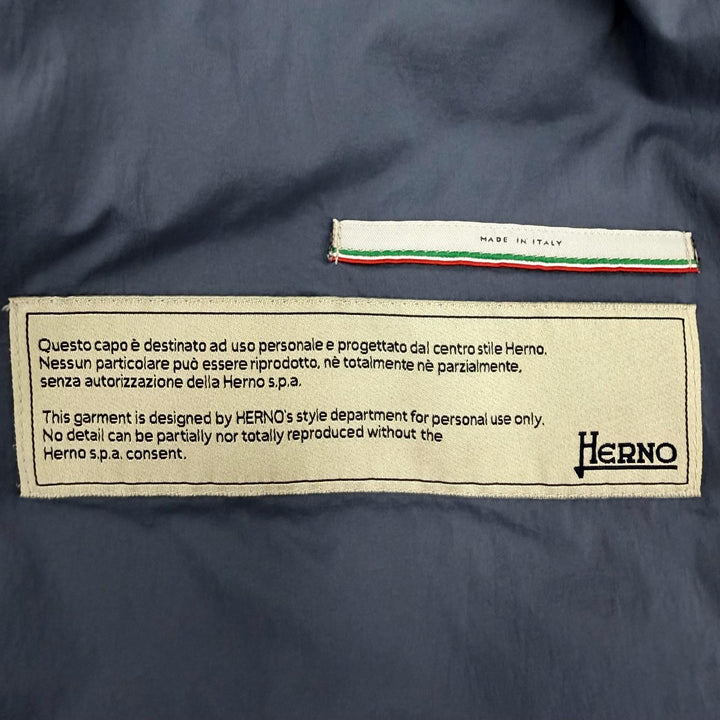 Great Herno down coat With logo gray wool Women 40 PI0387D