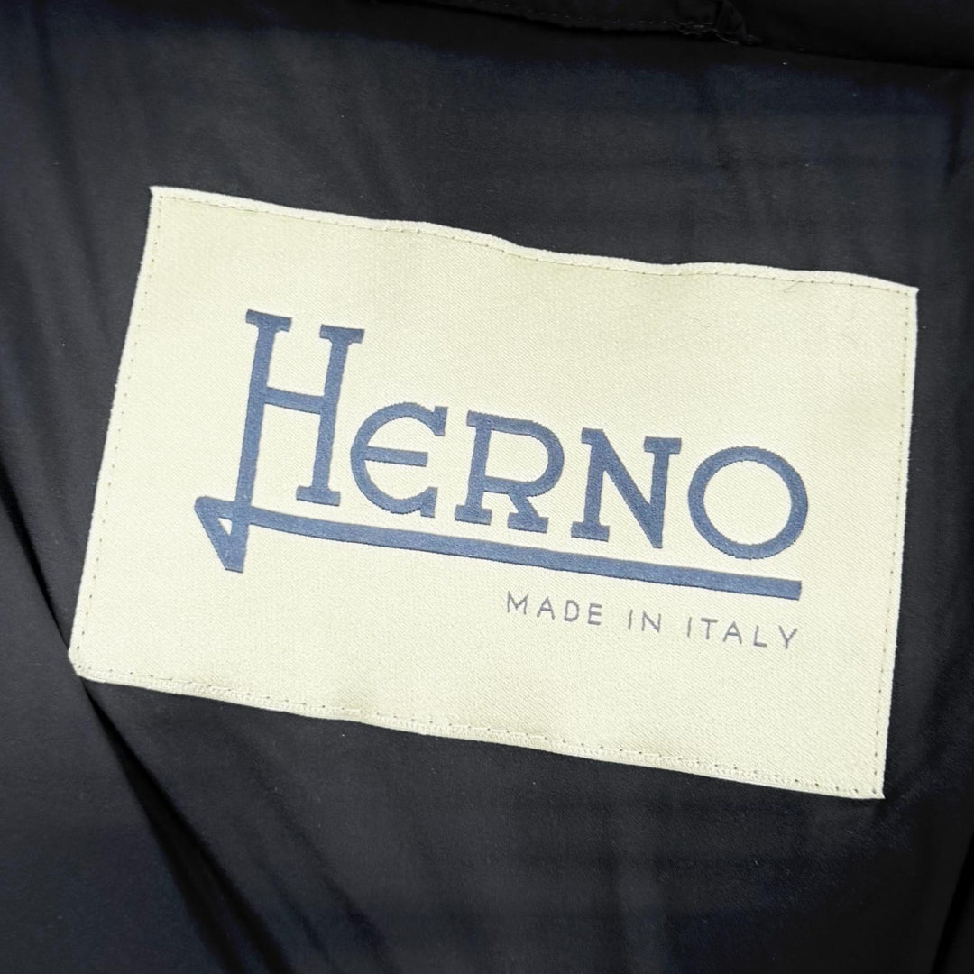 Excellent Herno down coat Hooded, contrasting design, zip-up wool 40 PI002118D