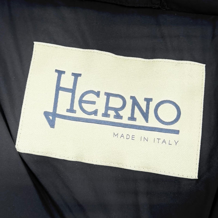 Excellent Herno down coat Hooded, contrasting design, zip-up wool 40 PI002118D