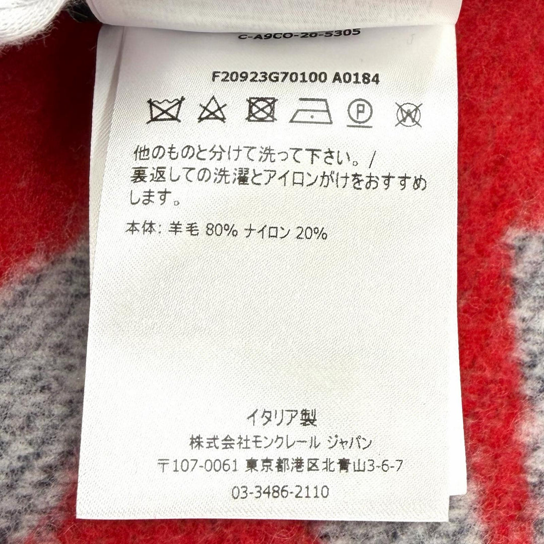 Great MONCLER GENIUS 2 poncho PONCHO Navy wool Women UNI