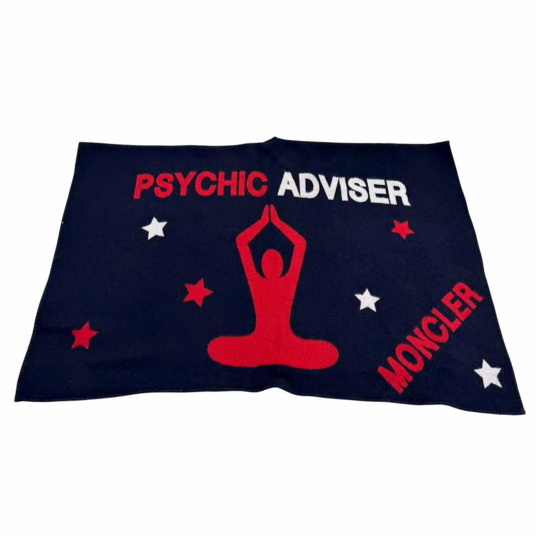 Great MONCLER GENIUS 2 poncho PONCHO Navy wool Women UNI