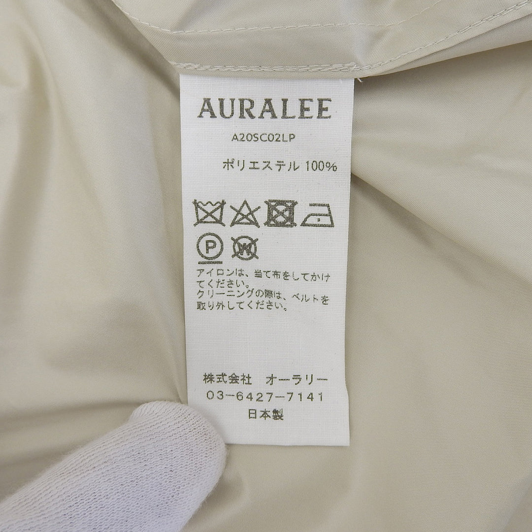 Excellent AURALEE coat SUPER LIGHT POLYESTER SOUTIEN COLLAR CORT 1 A20SC02LP